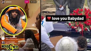 Both King Von kids mother go live after his Funeral