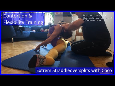 Contortion Training by Flexyart 154: Straddle Oversplits - Also for Yoga, Poledance, Ballet, Dance
