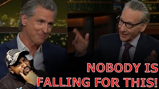 Bill Maher CALLS OUT Gavin Newsom To His FACE On FAKE Moderate Transformation To Run For President!