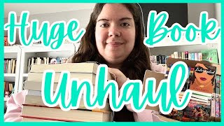 🍁 Our BIGGEST Book Unhaul Yet! 📚 Donating books we've read & won't read to declutter & make space!