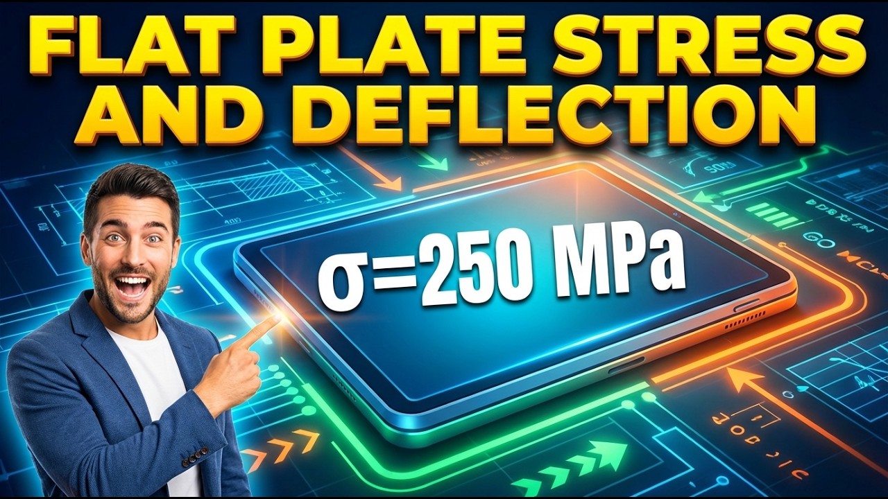 Flat Plate Stress and Deflection Calculator