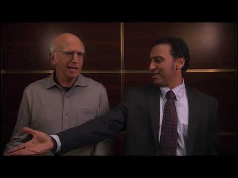 Larry David Gets in Trouble With a Guy on the Elevator - "Curb Your Enthusiasm"