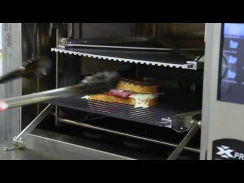 Amana PRS10 Panini Press Mechanism for MRX1 and MRX2 Ovens, Non-stick Cooking Surface 4 image