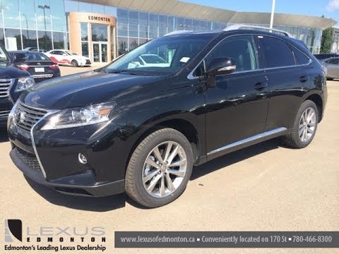 2015 Lexus RX 350 AWD - Black on Black- Technology Package Review - West Edmonton