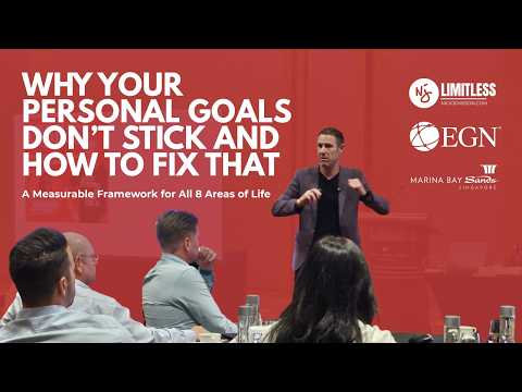 Why Your Goals Don’t Stick,and the Framework That Makes Them Work | Nick Jonsson at Marina Bay Sands