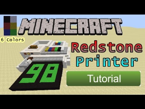 OMG! Epic Minecraft Redstone Printer!! 🚀