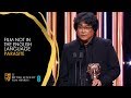 Parasite Wins Film Not in the English Language | EE BAFTA Film Awards 2020