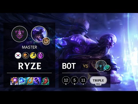 Ryze Bot vs Kalista - KR Master Patch 11.14