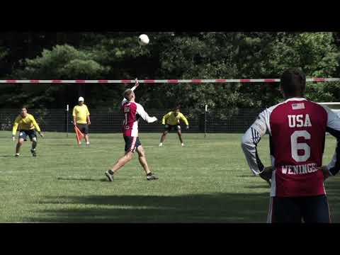 18. 2015 Pan-American Fistball Games - 3rd Place Men - USA v Colombia