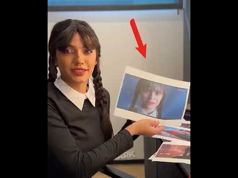 Essa fan da Wandinha não esperava isso #wednesday  #edit  #laughchallenge