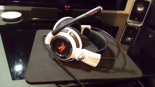 Video thumbnail for Sentey GS-4731 Arches Gaming Headset Unboxing/Review - White by HvsJ