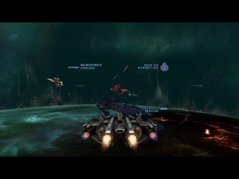Halo Reach MCC LNOS Corvette Multiplayer AI Space Battle