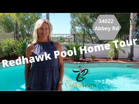 Redhawk Community.  South Temecula.  Pool/Spa Home Tour.