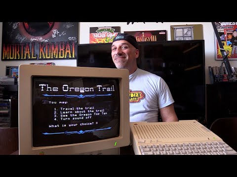 Classic Apple IIc Computer & The Oregon Trail Game Review - Gamester81