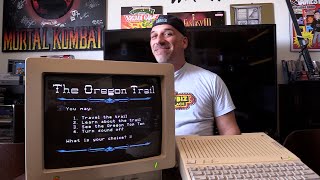 Classic Apple IIc Computer & The Oregon Trail Game Review - Gamester81