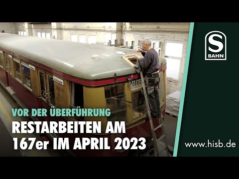 Historische S-Bahn Berlin - Werkstatt-Updates: Restarbeiten am 167er