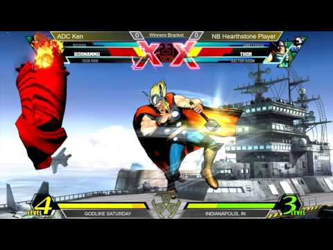 ADC Ken vs NB Heathstone Player - Godlike Saturday UMVC3 11/5/16