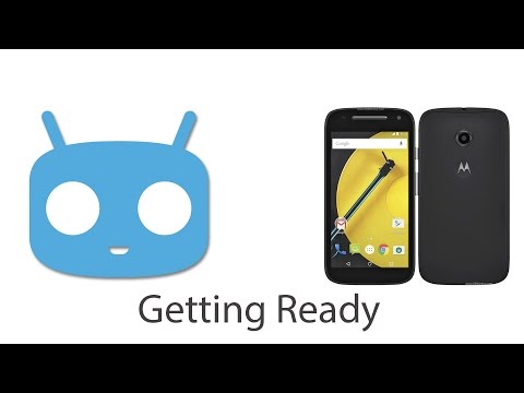 02 - Install / Flash Cyanogenmod 12.1 to Moto E2 2015 - Getting Ready