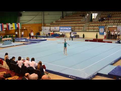 Viktoria Komova RUS FX EF @ Hungarian Meeting 2014