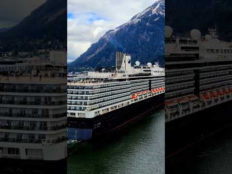 Thumbnail for Majestic Holland America in Alaska | Glacier Meets Grandeur #AlaskaCruise #HollandAmerica #shorts