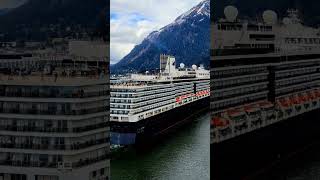 Majestic Holland America in Alaska | Glacier Meets Grandeur #AlaskaCruise #HollandAmerica #shorts
