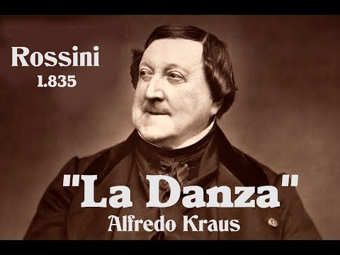 "La Danza" (o "Tarantella"), Rossini - Tenor, Alfredo Kraus (Subts. Italiano y español) HD