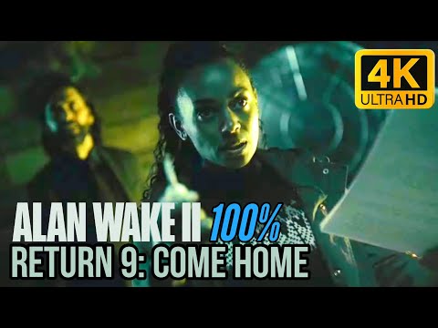 Alan Wake 2 - Return 9: Come Home [END] | 100% Walkthrough [Collectibles, Puzzles, Trophies]