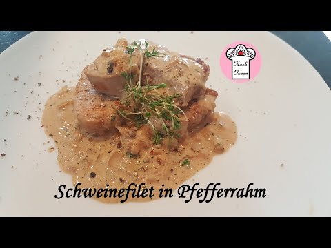 Schweinefilet in Pfefferrahm   |   Schnell & Einfach