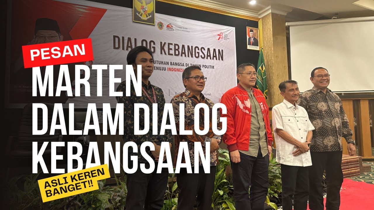 Ini Pesan Marten Taha Pada Dialog Kebangsaan