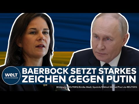 PUTINS KRIEG: Baerbock auf Solidaritätsbesuch in der Ukraine - Treffen mit Selenskyj geplant