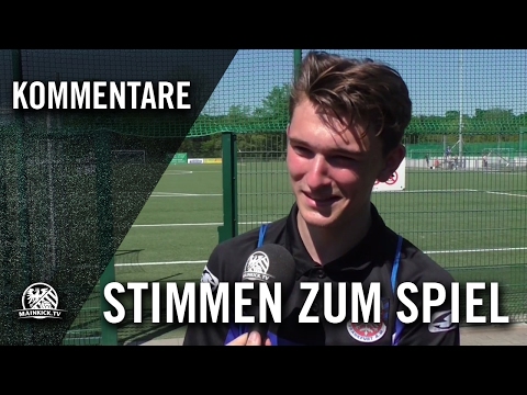 Die Stimmen zum Spiel (Germania Schwanheim - FSV Frankfurt, U19 A-Junioren, Hessenliga)