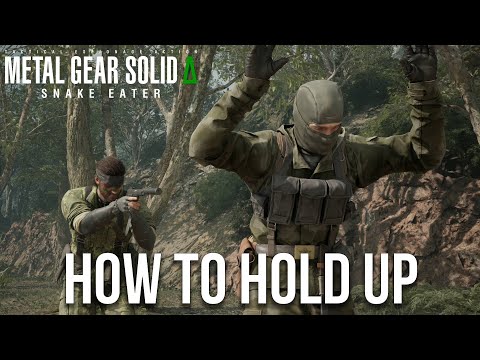 How to hold up guards in Metal Gear Solid Delta (MGS Delta hold up enemies guide)