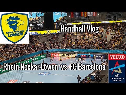 Verrücktes Champions League Spiel der Rhein Neckar Löwen vs FC Barcelona/ Handball Vlog