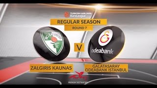 EuroLeague - Galatasaray Odeabank Istanbul - Zalgiris Kaunas - Lo Westermann