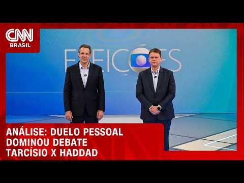 Tarcísio x Haddad: embate pessoal marcou debate pelo governo de SP | LIVE CNN