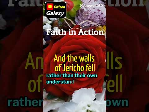 Walls of Jericho collapsed because of faith in God