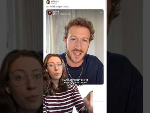 Zuckerberg’s new look? 😳 #zuck #meta