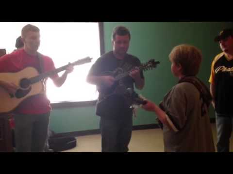 Silas  Powell and Johnny Staats Whiskey before breakfast  10 year old Mandolin picker