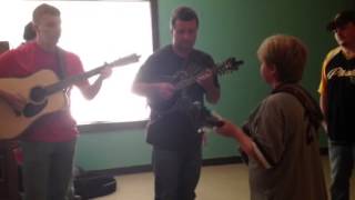 Silas  Powell and Johnny Staats Whiskey before breakfast  10 year old Mandolin picker