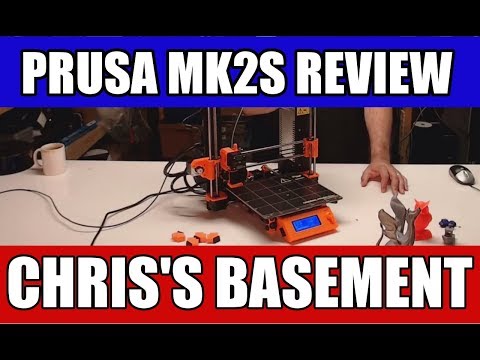 The Original PRUSA MK2S 3D Printer Review - Chris's Basement