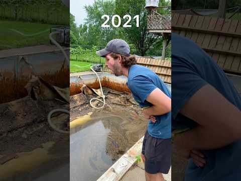 Do you have to do this too? 🫢 #diy #poolcleaning #pools