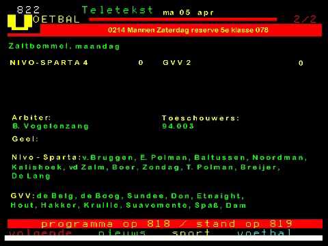 Nivo Sparta 4 - GVV 2 ( zonder scheldwoorden:()