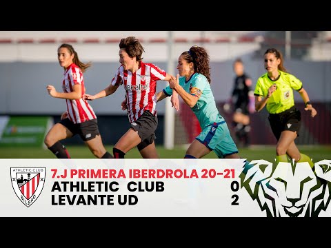 ⚽️ RESUMEN I Athletic Club 0-2 Levante UD I J7 Primera Iberdrola 2020-21 I Laburpena