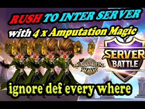 LUSHEN RUSH TO INTER SERVER 4 X AMPUTATION MAGIC WITH BASTED AND JAMIRE