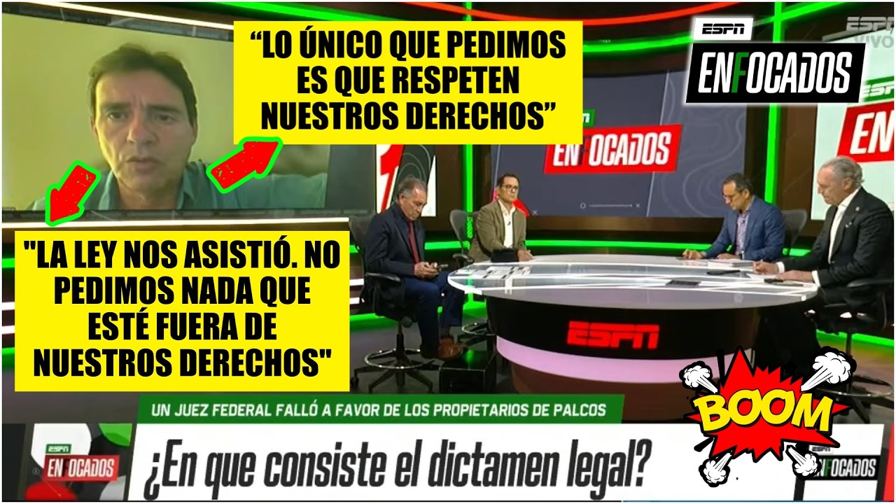 ¡EXCLUSIVA! ROBERTO RUANO detalló fallo que otorgó juez federal a favor titulares palcos | Enfocados