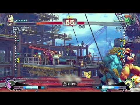 Iyo [Ibuki] vs kusao888 [Blanka] SSF4 Japanese Online Ranked Matches - TRUE-HD