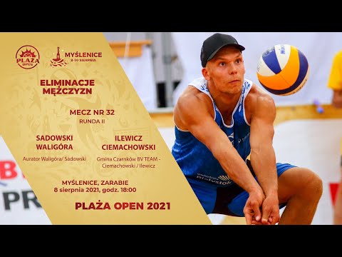 Plaża Open 2021 Myślenice - Sadowski/Waligóra - Ilewicz/Ciemachowski (eliminacje - 2 runda)