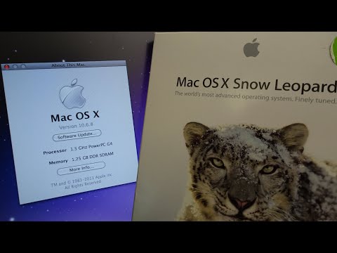 Running MacOS Snow Leopard on a PowerPC!