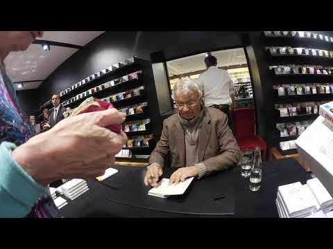 Autogrammstunde Gerhard Polt im Kaufhaus Ludwig Beck, München 2017