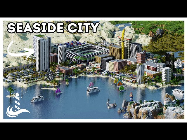 Minecraft Modern City - Seaside City Minecraft Map